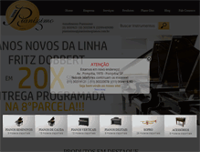 Tablet Screenshot of pianissimopianos.com.br